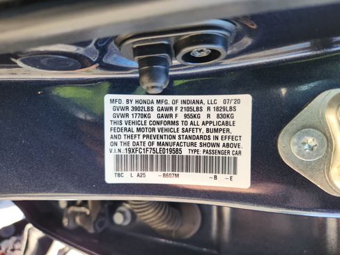 Used 2020 Honda Civic EX-L image 33