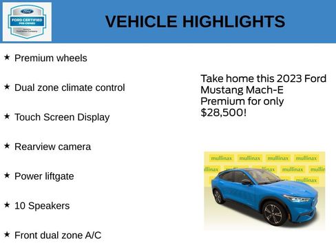 Used 2023 Ford Mustang Mach-E Premium RWD image 21