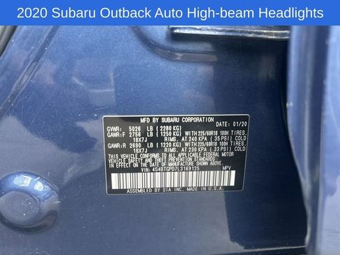 Used 2020 Subaru Outback Touring XT AWD/4WD image 31