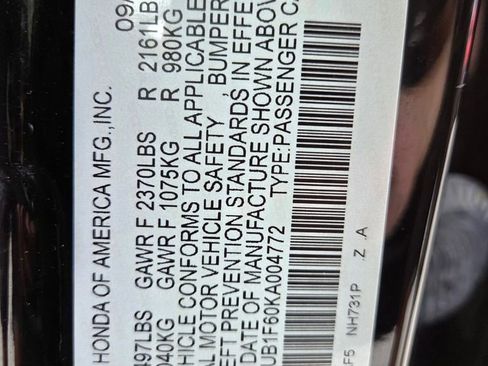 Used 2019 Acura TLX w/ Technology & A-SPEC Pkg image 23