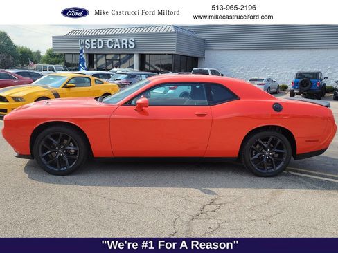 Used 2023 Dodge Challenger SXT w/ Blacktop Package RWD image 2
