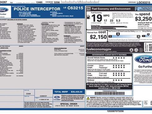 Used 2020 Ford Explorer 4WD Police Interceptor image 5