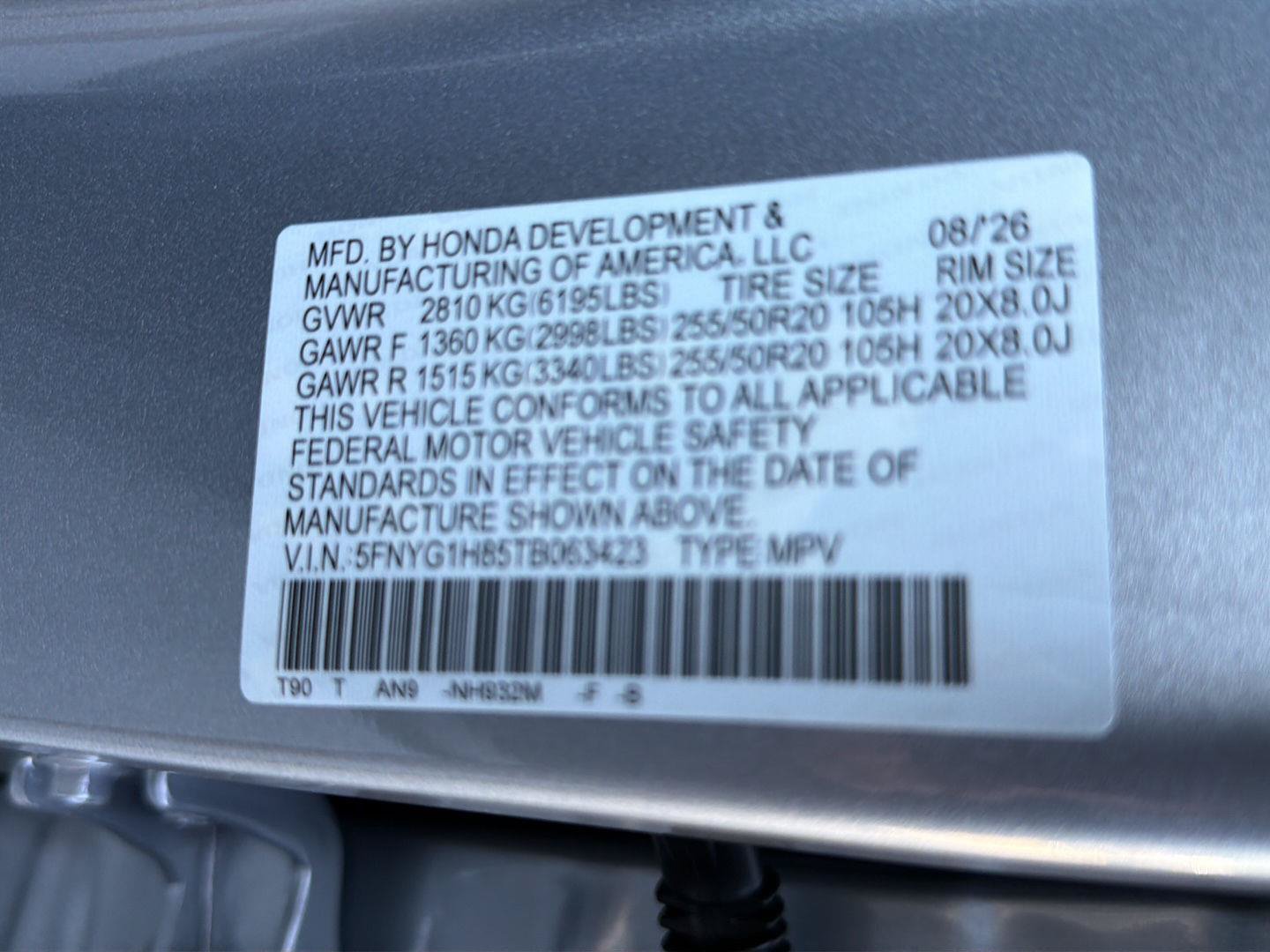 New 2026 Honda Pilot Elite image 39
