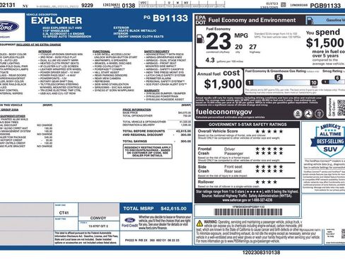 Used 2023 Ford Explorer XLT w/ Class IV Trailer Tow Package image 2