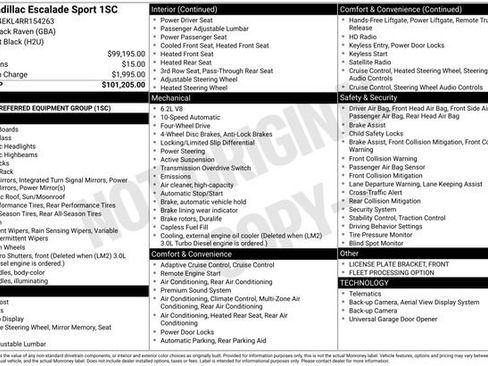 Certified 2024 Cadillac Escalade Sport AWD/4WD image 34
