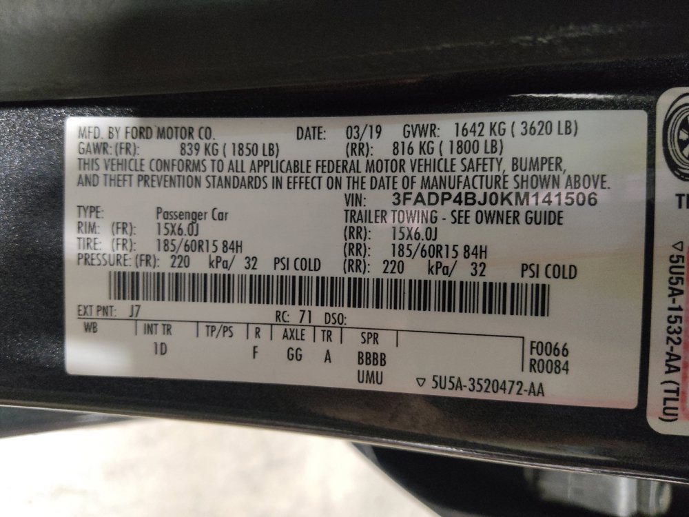 Used 2019 Ford Fiesta SE FWD image 33