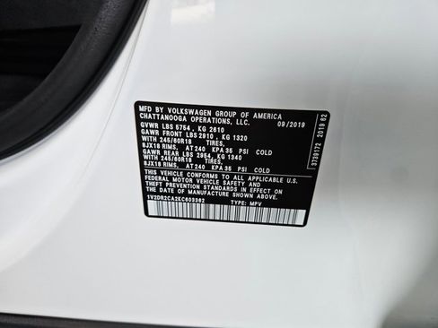 Used 2019 Volkswagen Atlas SE FWD image 22