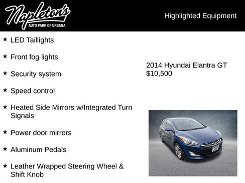 Used 2014 Hyundai Elantra GT w/ Option Group 02 FWD image 7