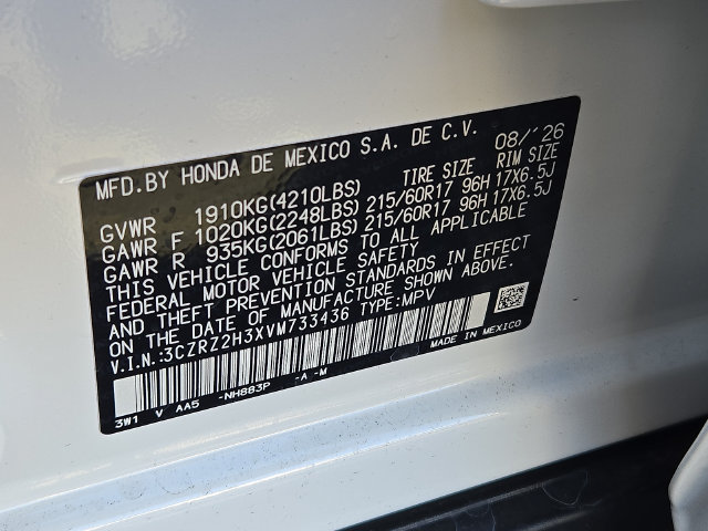 New 2027 Honda HR-V LX image 20
