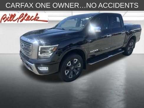 Used 2023 Nissan Titan Platinum Reserve w/ Off Road Protection Package AWD/4WD image 1