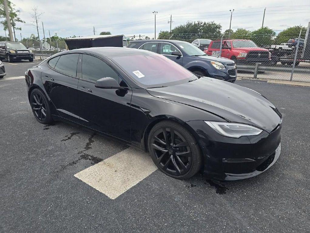 Used 2021 Tesla Model S Plaid AWD/4WD image 3