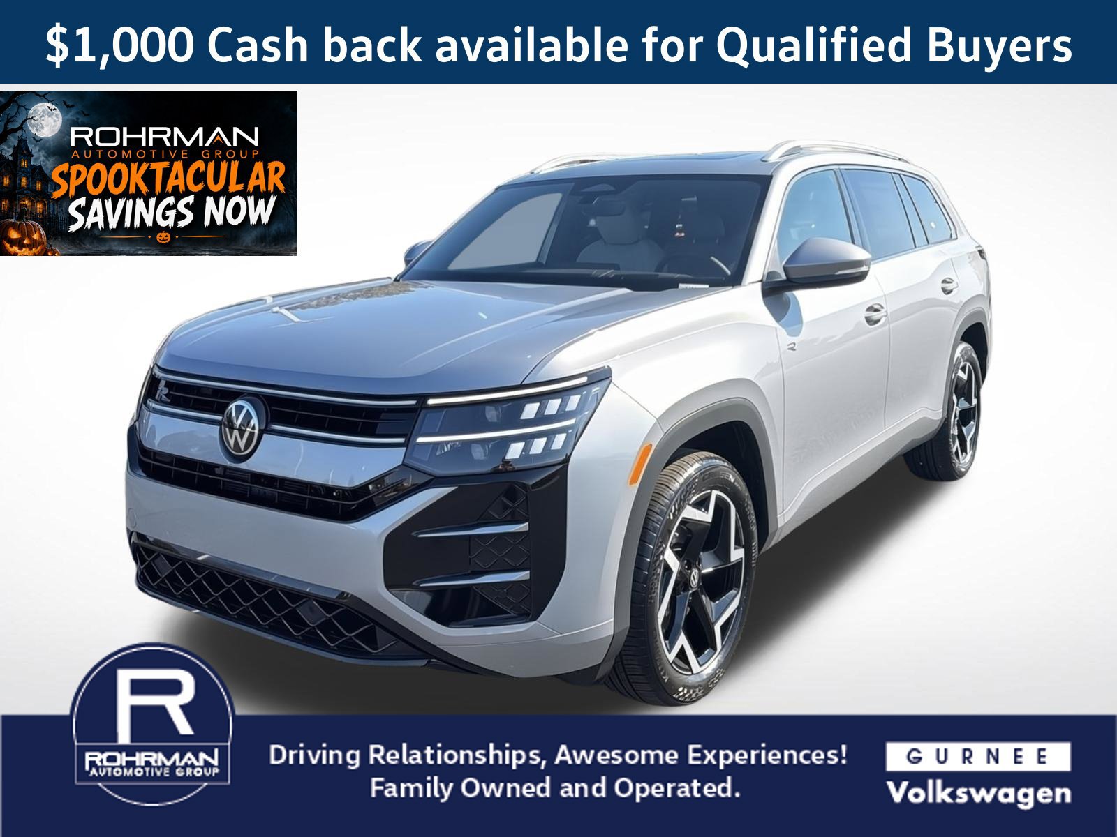 New 2027 Volkswagen Atlas SEL R-Line AWD/4WD image 1