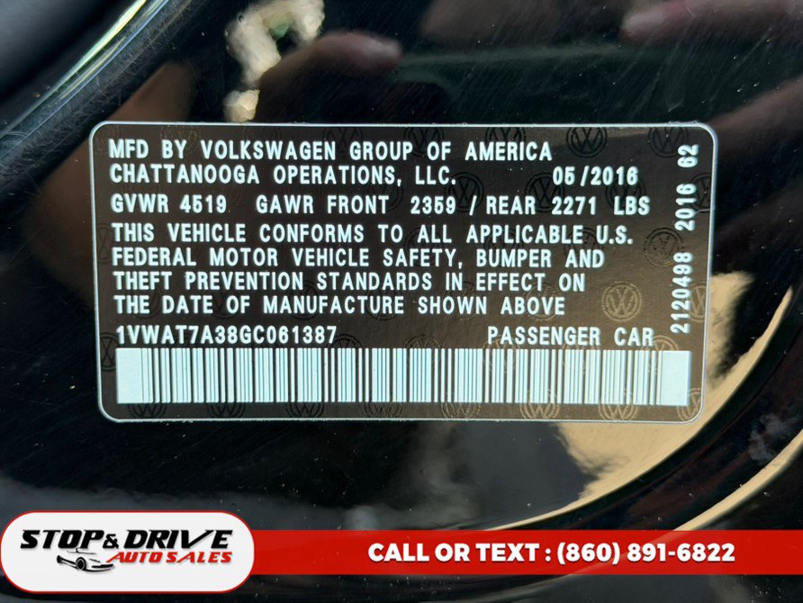Used 2016 Volkswagen Passat 1.8T R-Line FWD image 20