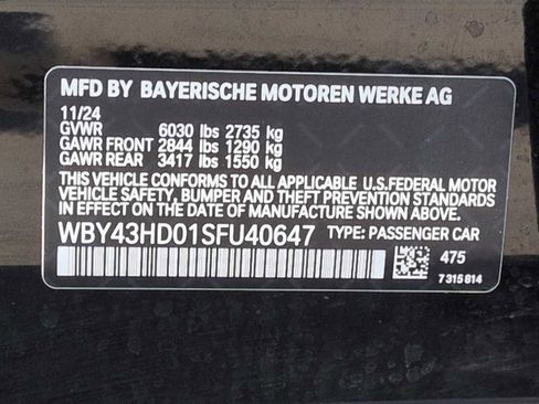 Used 2025 BMW i4 xDrive40i w/ Premium Package AWD/4WD image 39