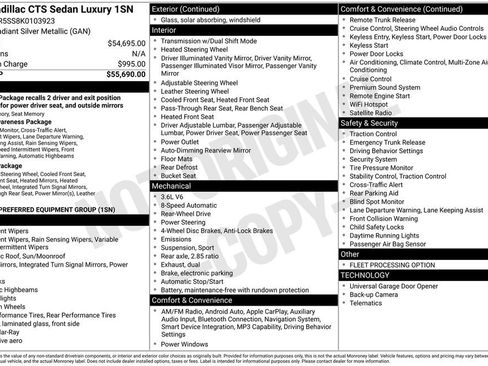 Used 2019 Cadillac CTS Luxury image 22