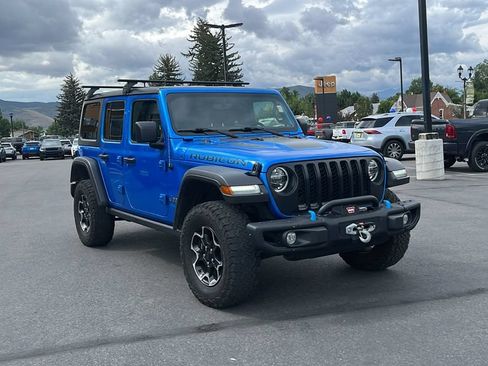 Used 2022 Jeep Wrangler Unlimited Rubicon 4xe w/ Steel Bumper Group AWD/4WD image 3