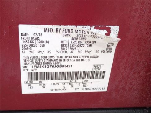 Used 2018 Ford Explorer Sport w/ Equipment Group 401A image 25