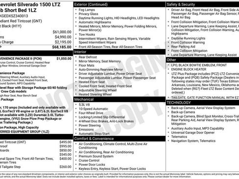 Used 2025 Chevrolet Silverado 1500 LTZ w/ LTZ Convenience Package II AWD/4WD image 2