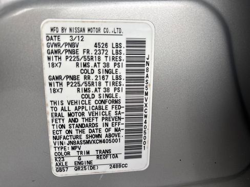 Used 2012 Nissan Rogue SL image 33