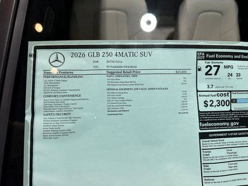 New 2026 Mercedes-Benz GLB 250 4MATIC image 20