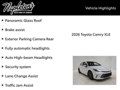 New 2026 Toyota Camry XLE image 16
