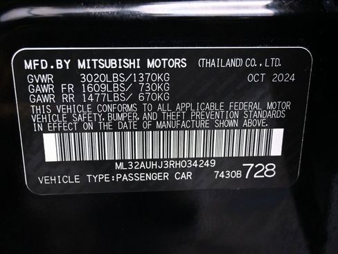 Used 2024 Mitsubishi Mirage ES image 35