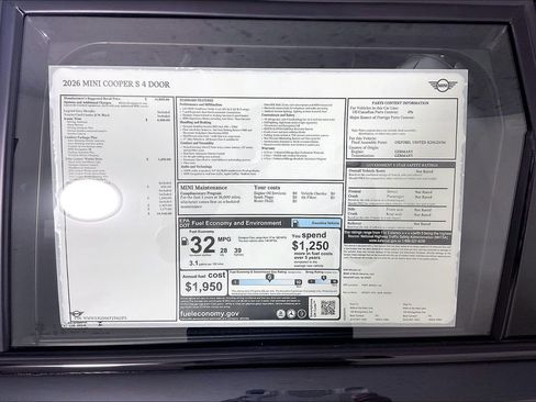 New 2026 MINI Cooper S FWD image 14