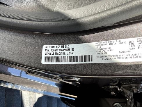 Used 2023 RAM 1500 TRX w/ TRX Level 1 Equipment Group AWD/4WD image 6