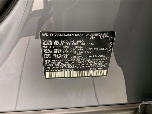 New 2026 Volkswagen Atlas SEL AWD/4WD image 8