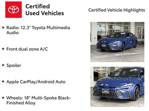Certified 2026 Toyota Camry SE FWD image 7