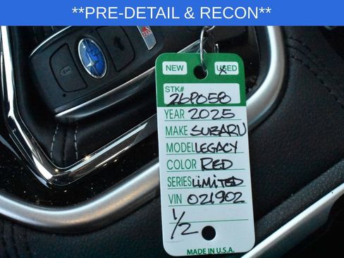 Used 2025 Subaru Legacy Limited image 17