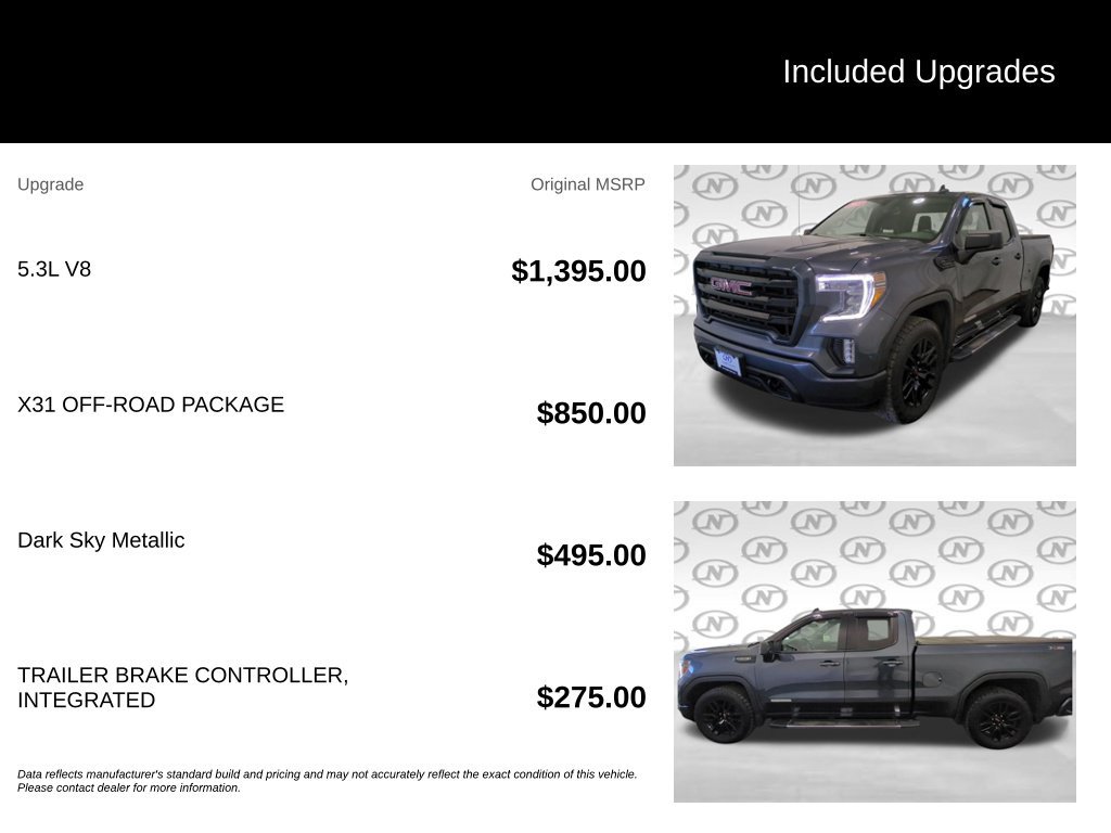 Used 2021 GMC Sierra 1500 Elevation w/ X31 Off-Road Package AWD/4WD image 3