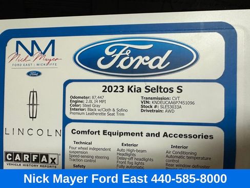 Used 2023 Kia Seltos S image 32