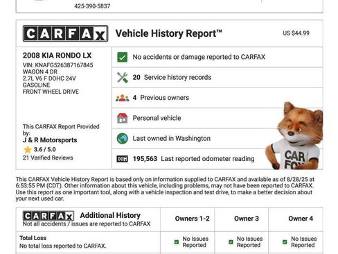 Used 2008 Kia Rondo LX w/ Convenience Pkg image 25