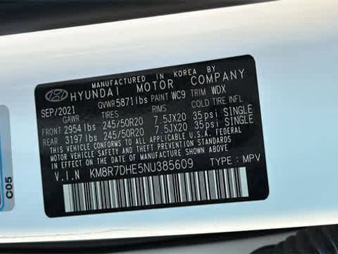 Used 2022 Hyundai Palisade Calligraphy w/ Cargo Package image 13