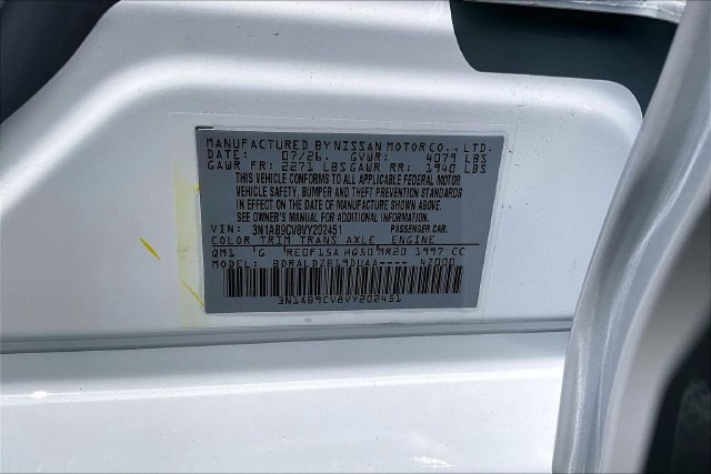 New 2027 Nissan Sentra SV FWD image 13