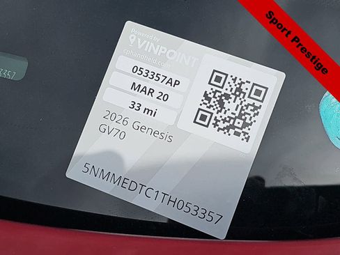 Used 2026 Genesis GV70 3.5T Sport Prestige AWD/4WD image 26