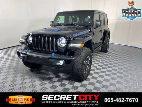 Used 2023 Jeep Wrangler Unlimited Rubicon 4xe w/ Steel Bumper Group AWD/4WD image 3