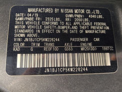 Used 2019 Nissan Rogue Sport SV w/ Technology Package FWD image 33