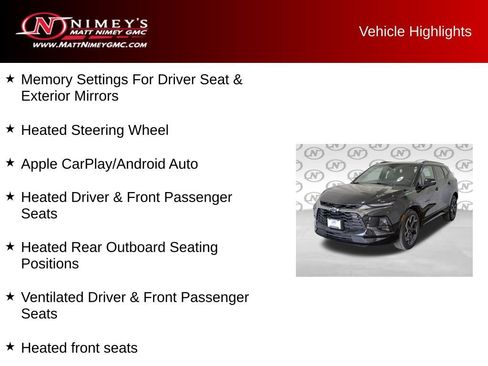 Used 2022 Chevrolet Blazer RS w/ Enhanced Convenience Package AWD/4WD image 10