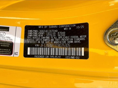 New 2026 Toyota GR86 YUZU Limited image 17