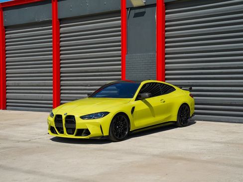 Used 2021 BMW M4 Competition w/ M Carbon Exterior Package RWD image 1