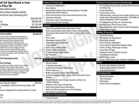 Used 2023 Audi Q4 e-tron Premium Plus w/ Premium Plus image 72