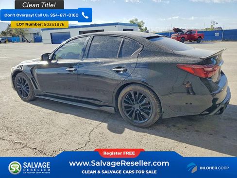 Used 2018 INFINITI Q50 Luxe w/ Cargo Package (L95) RWD image 3
