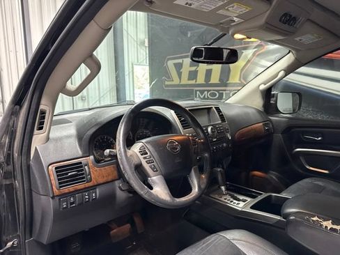 Used 2015 Nissan Armada Platinum w/ 2nd Row Captain Seat Package AWD/4WD image 5