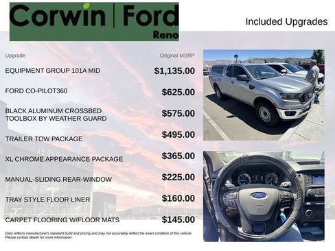 Used 2020 Ford Ranger XL w/ Equipment Group 101A Mid RWD image 3