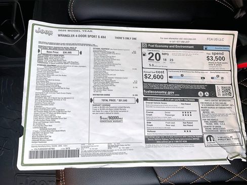 New 2025 Jeep Wrangler Sport S image 22