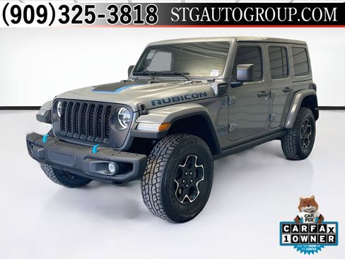Used 2022 Jeep Wrangler Unlimited Rubicon 4xe w/ Steel Bumper Group image 1