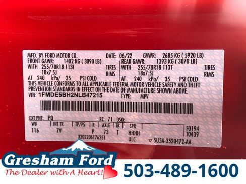 Certified 2022 Ford Bronco Outer Banks image 35