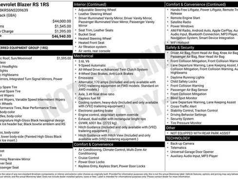 Used 2022 Chevrolet Blazer RS image 15